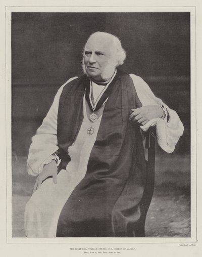 Den rigtige pastor William Stubbs, DD, biskop af Oxford af English Photographer