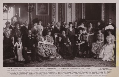 Royal Gathering i Windsor, 17. november 1907 af English Photographer