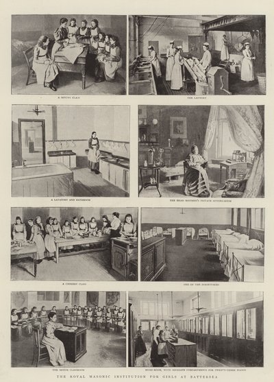 Den kongelige frimurerinstitution for piger i Battersea af English Photographer