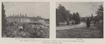 Den kongelige pavillon ved Aldershot, hvor dronningen har opholdt sig af English Photographer