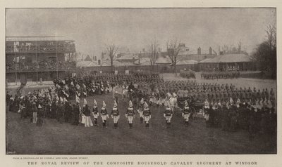 Royal Review of Composite Household Cavalry Regiment i Windsor af English Photographer