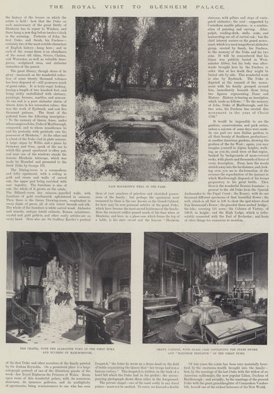 Det kongelige besøg på Blenheim Palace af English Photographer