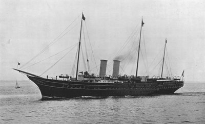 Royal Yacht Victoria og Albert (s/h foto) af English Photographer