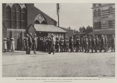 Det andet plan om at myrde Lord Roberts, St Marys Church, Johannesburg, som skulle være blevet sprængt i luften af English Photographer