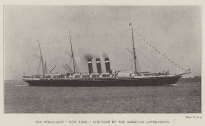 Steam-Ship New York, erhvervet af den amerikanske regering af English Photographer