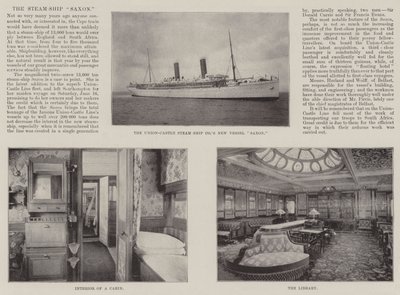 Dampskibet Saxon af English Photographer