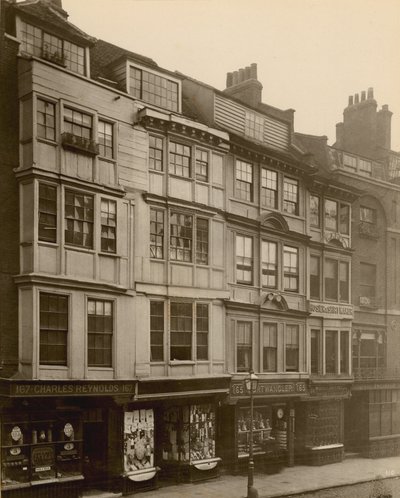 The Strand, London; sydside, med 163-167 Strand af English Photographer