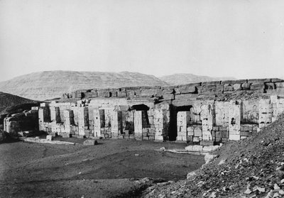 Templet af Seti I af English Photographer
