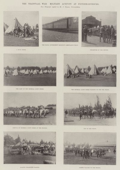 Transvaalkrigen, militær aktivitet i Pietermaritzburg af English Photographer