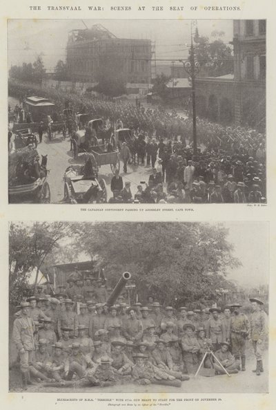 Transvaal-krigen, scener ved operationssædet af English Photographer
