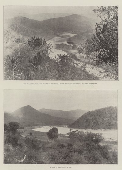 Tugela-floden af English Photographer