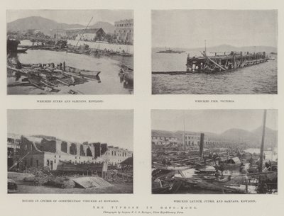 Tyfonen i Hong-Kong af English Photographer