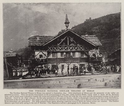 Det tyrolske nationale friluftsteater i Meran af English Photographer