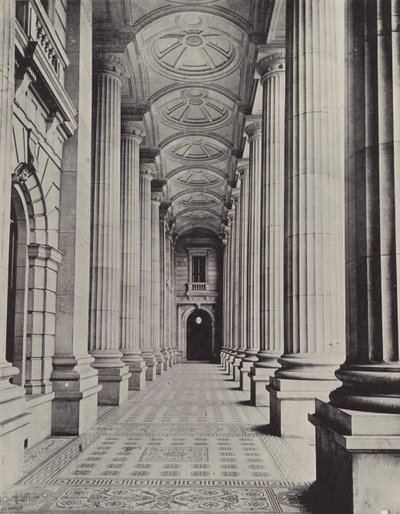 The Vestibule, Parliamentary Buildings, Melbourne af English Photographer