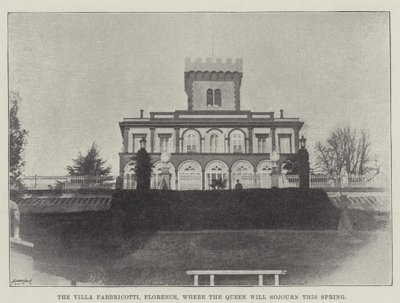 Villa Fabbricotti, Firenze, hvor dronningen vil opholde sig til foråret af English Photographer