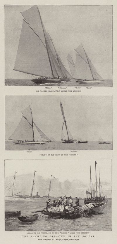 Yachtkatastrofen i Solent af English Photographer