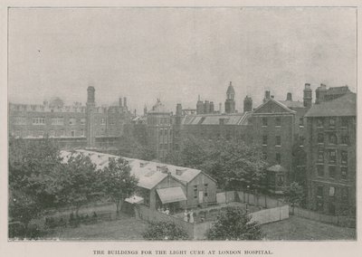 Bygningerne til lyskuren på London Hospital af English Photographer