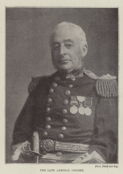 Den afdøde admiral Colomb af English Photographer