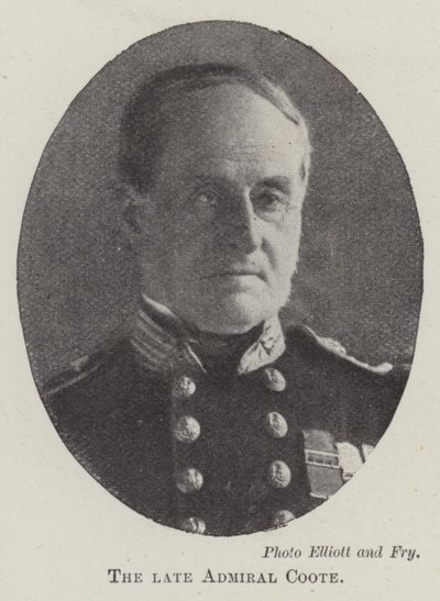 Afdøde admiral Coote af English Photographer