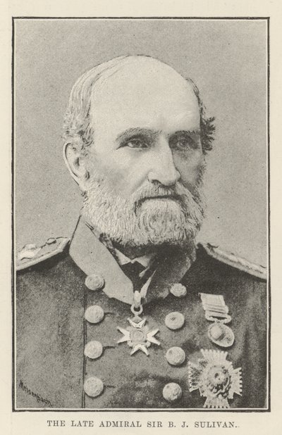 Den afdøde admiral Sir B J Sullivan af English Photographer