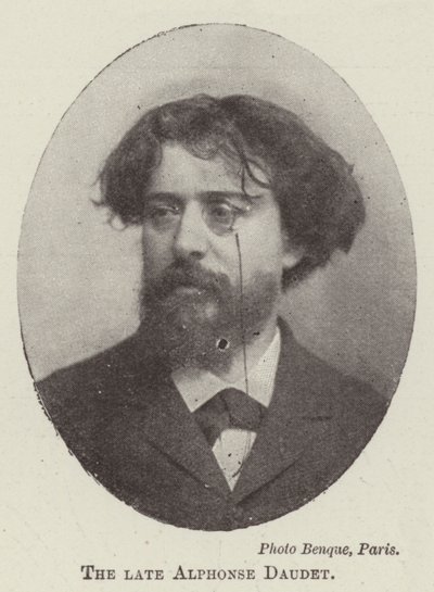 Afdøde Alphonse Daudet af English Photographer