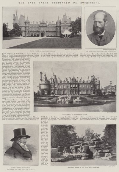 Den afdøde baron Ferdinand de Rothschild af English Photographer