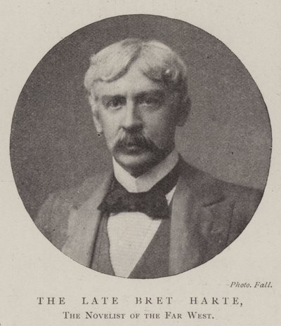 Den afdøde Bret Harte, romanforfatteren i det fjerne vesten af English Photographer