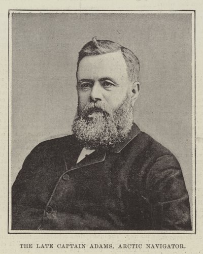 Den afdøde kaptajn Adams, Arctic Navigator af English Photographer