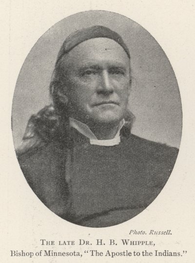 Den afdøde Dr. H. B. Whipple, biskop af Minnesota, indianernes apostel af English Photographer