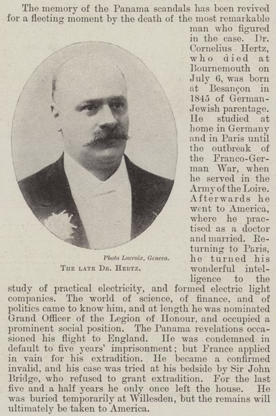 Afdøde Dr. Hertz af English Photographer