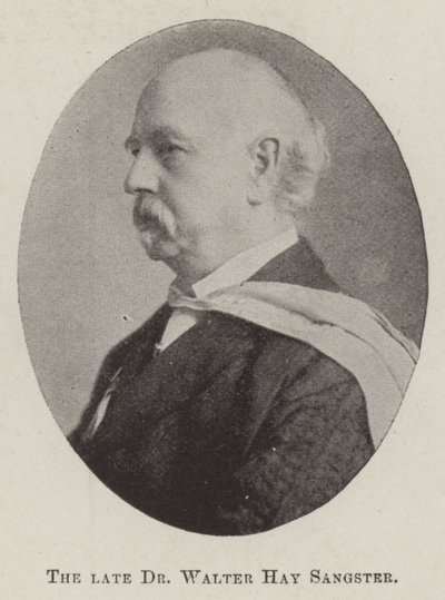 Den afdøde Dr. Walter Hay Sangster af English Photographer