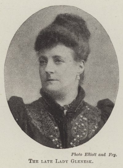 Afdøde Lady Glenesk af English Photographer