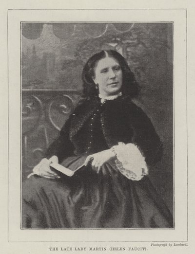 Den afdøde Lady Martin (Helen Faucit) af English Photographer