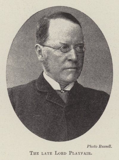 Den afdøde Lord Playfair af English Photographer