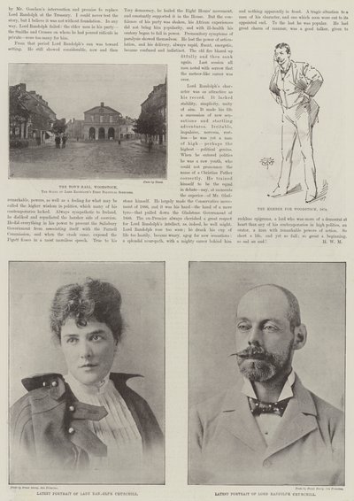 Den afdøde Lord Randolph Churchill af English Photographer