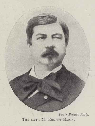 Afdøde M Ernest Bazin af English Photographer