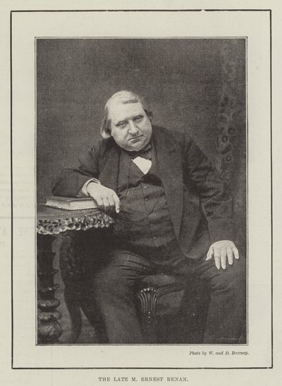 Afdøde M Ernest Renan af English Photographer