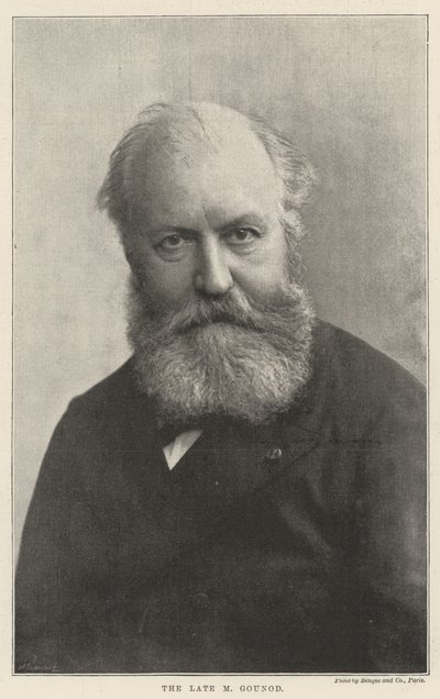 Afdøde M Gounod af English Photographer