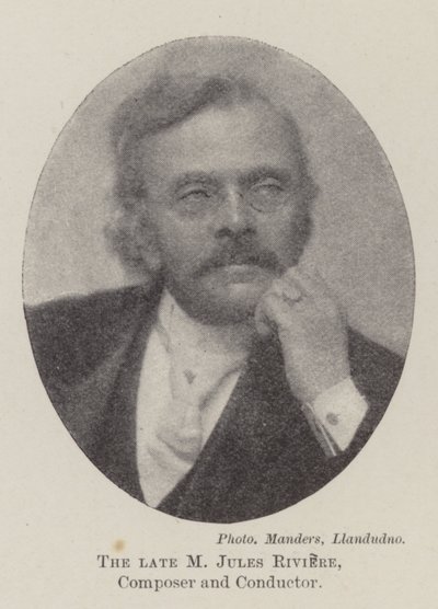 Afdøde M Jules Riviere, komponist og dirigent af English Photographer