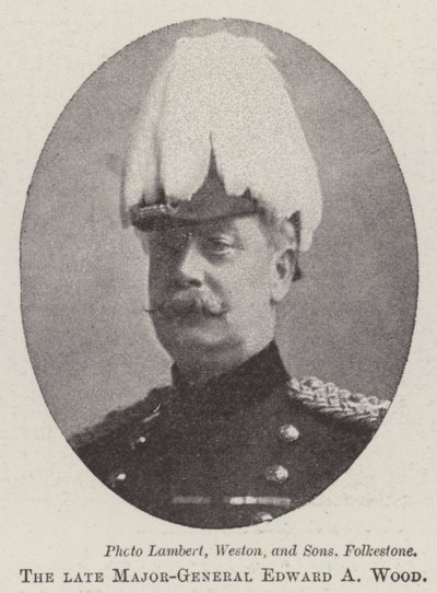 Den afdøde generalmajor Edward A Wood af English Photographer