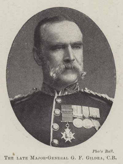 Den afdøde generalmajor GF Gildea, CB af English Photographer