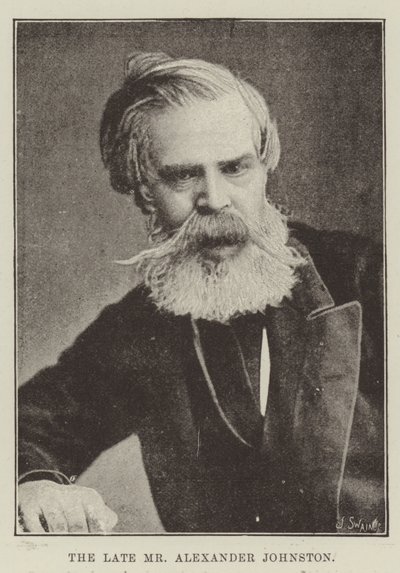 Den afdøde hr. Alexander Johnston af English Photographer