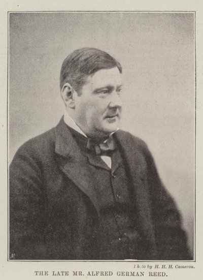 Afdøde hr. Alfred German Reed af English Photographer