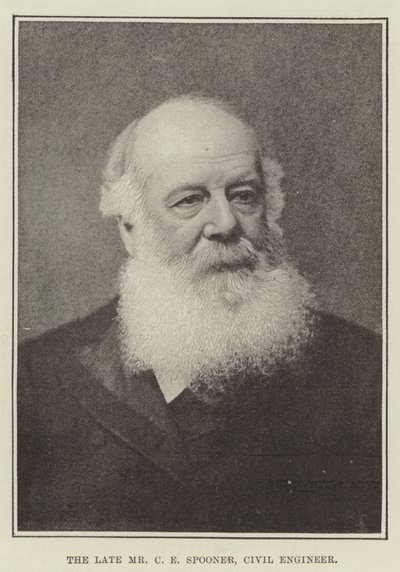 Afdøde hr. C E Spooner, civilingeniør af English Photographer