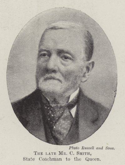 Den afdøde hr. C Smith, statsvognmand for dronningen af English Photographer