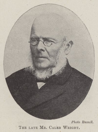 Afdøde hr. Caleb Wright af English Photographer