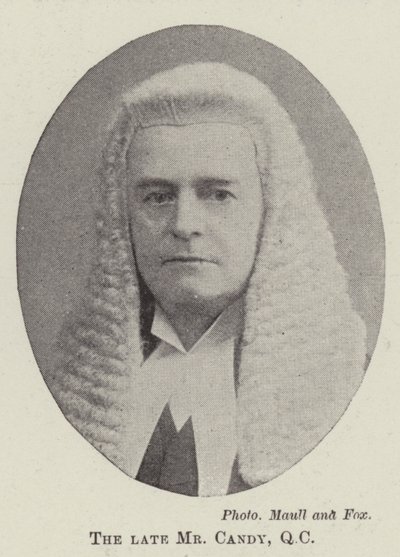 Den afdøde Mr. Candy, QC af English Photographer