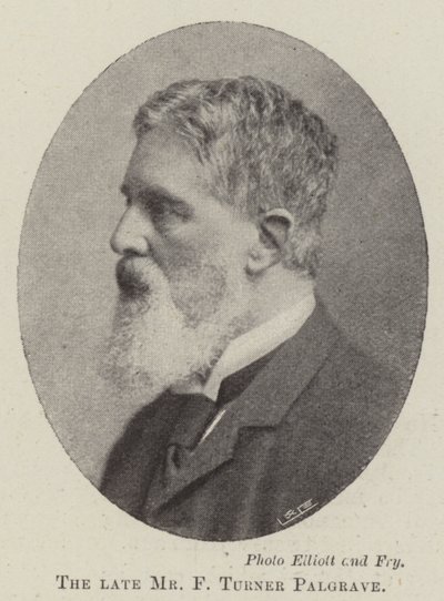 Afdøde hr. F Turner Palgrave af English Photographer