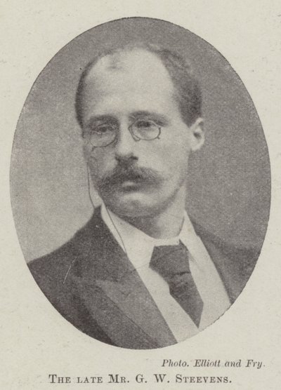 Afdøde hr. G. W. Steevens af English Photographer