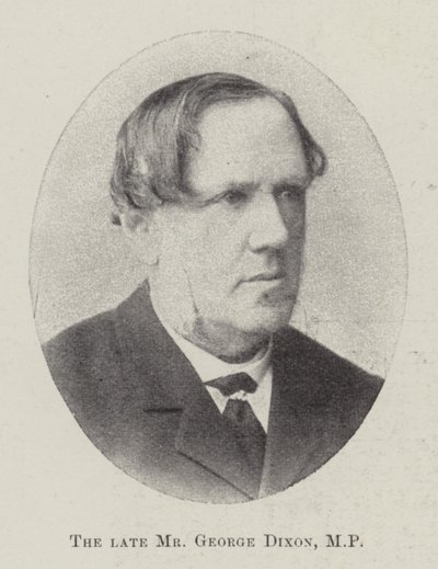 Den afdøde hr. George Dixon, MP af English Photographer